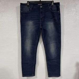 Jackson & Driggs Jeans Mens Size 38x30 Blue Straight Leg Jeans New